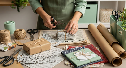 inpakken zonder cadeaupapier, duurzame materialen