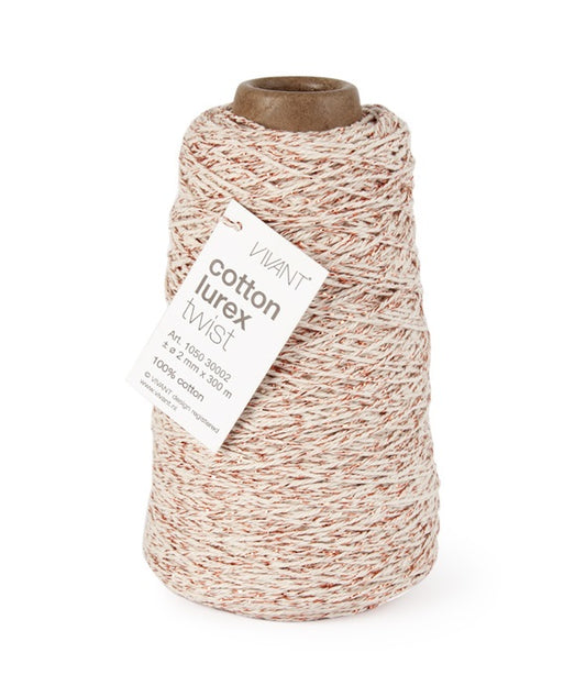 Katoentouw gebleekt - Koper voor diverse toepassingen - 300mtr. - Katoen Touw