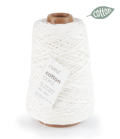 Wit katoentouw voor diverse toepassingen en knutselprojecten - 50 / 500 meter - Katoen Touw Wit katoentouw voor diverse toepassingen en knutselprojecten - 50 / 500 meter - Katoen Touw
