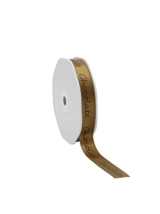 Satijnen Lint Chocolate Mocca