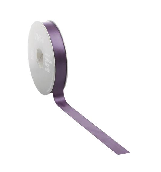 Aubergine Satijnlint - Double Face 3mm/6mm/10mm/15mm/25mm/38mm - Kadopapier.net