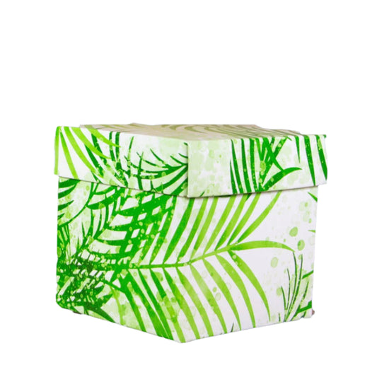Cadeaudoosje Kubus Palm - Kadopapier.net