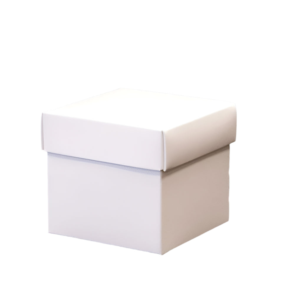 Cadeaudoosje Kubus Wit - Kadopapier.net