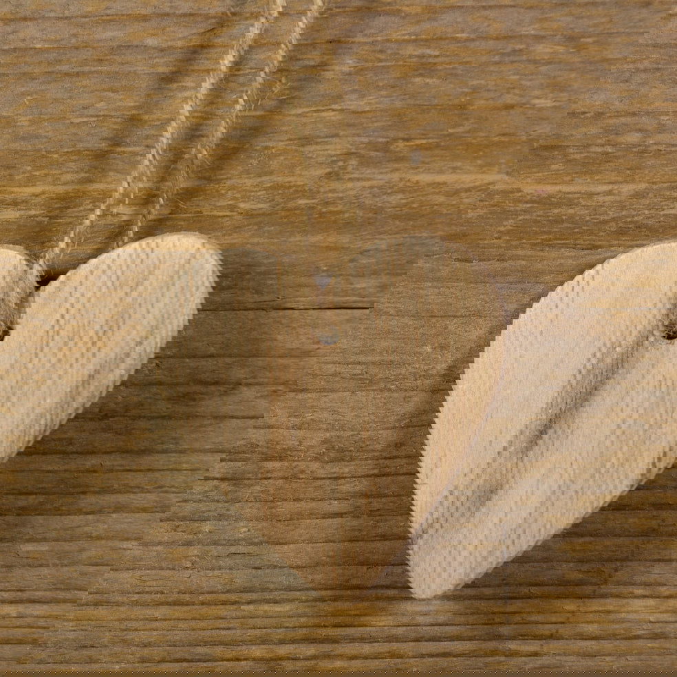 Cadeauhanger houten Hart - Kadopapier.net