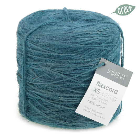 Dun jute touw turquoise voor creatieve projecten en decoratie | jute koord