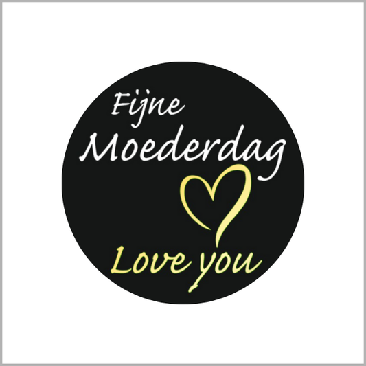 Fijne Moederdag | Mama -Sticker-Etiket-