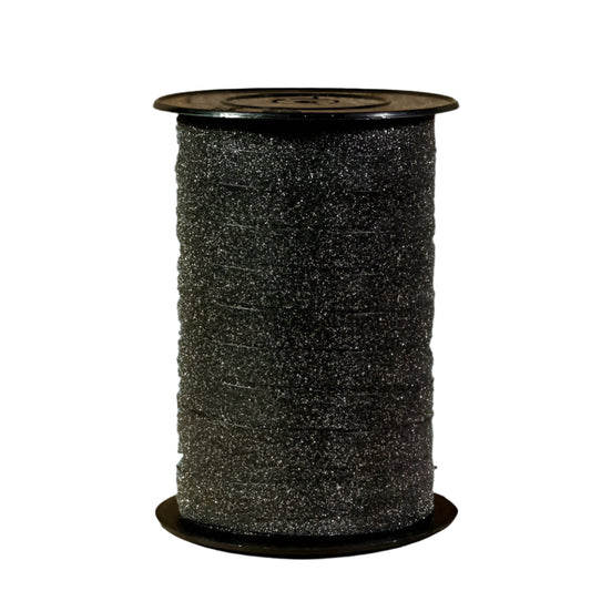 Glitter Krullint Lido Zwart - Kadopapier.net