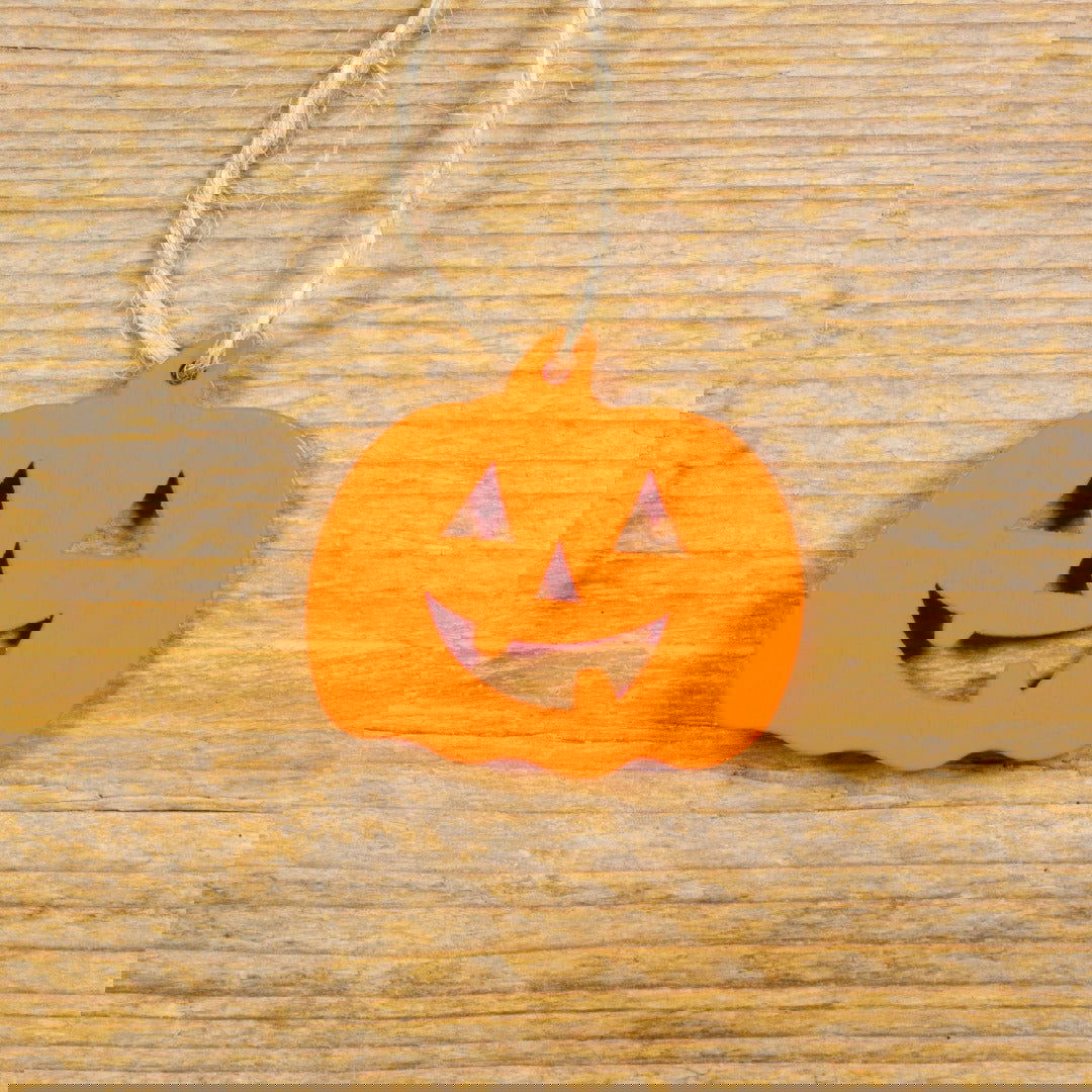 Houten Hanger Pompoen - Kadopapier.net