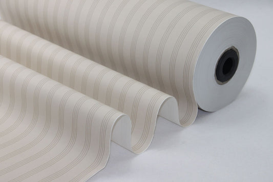 Zand met streepjes Vloeipapier Rol - 50 cm Breed, 315 Meter Lang