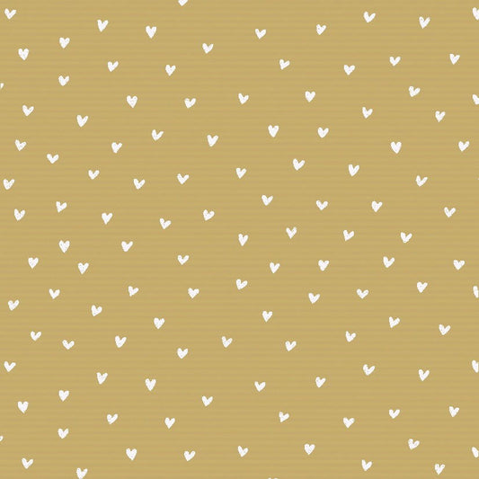 Inpakpapier White hearts - Kadopapier.net
