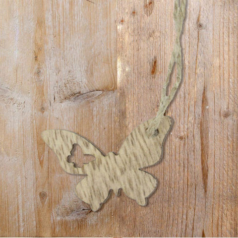 Kadohanger vlinder Naturel - Kadopapier.net Kadohanger vlinder Naturel - Kadopapier.net