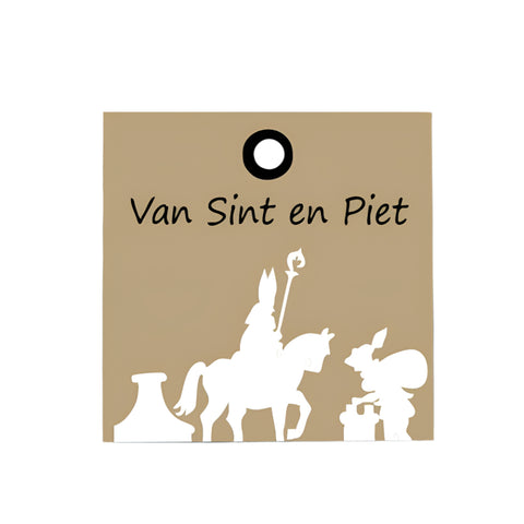 Kadokaartje Van Sint en Piet - Kadopapier.net Kadokaartje Van Sint en Piet - Kadopapier.net