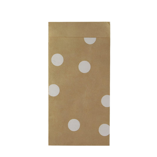 Kadozakje Eco Stip Wit - Kadopapier.net