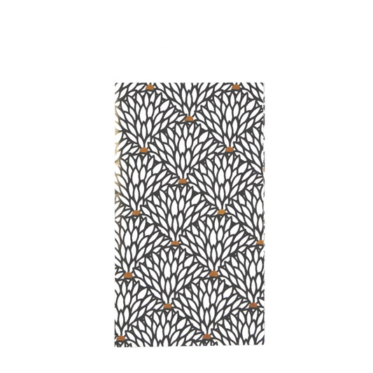 Kadozakje Fantasiemotief Zwart Goud - Kadopapier.net