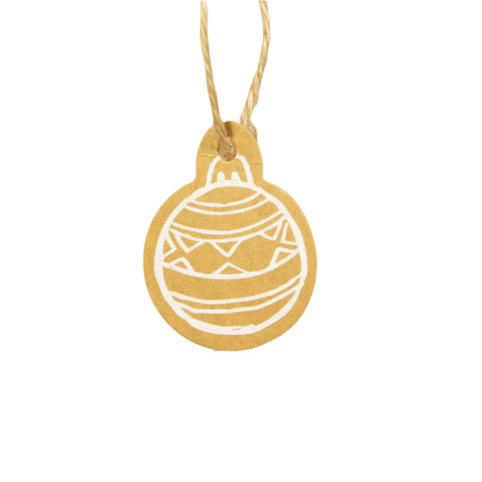 Kartonnen Kerstbal - Kadopapier.net