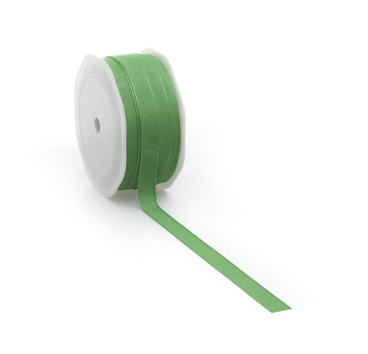 Katoenen kadolint Grasgroen - Kadopapier.net