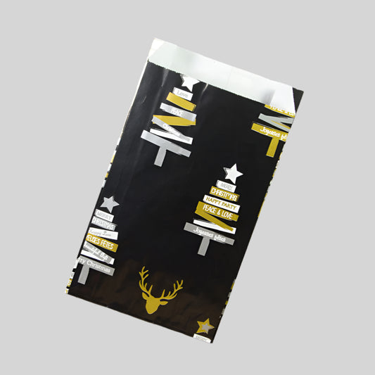 Kerstzakje Kerstwensen - Kadopapier.net