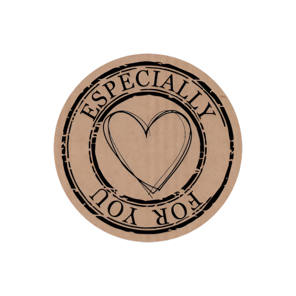 Kraft Wensetiket Especially for you - Kadopapier.net