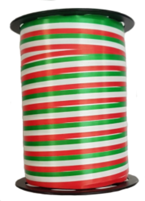 Krullint Groen-Wit-Rood - Italiaansevlag - 10mm - 250m - Kadopapier.net