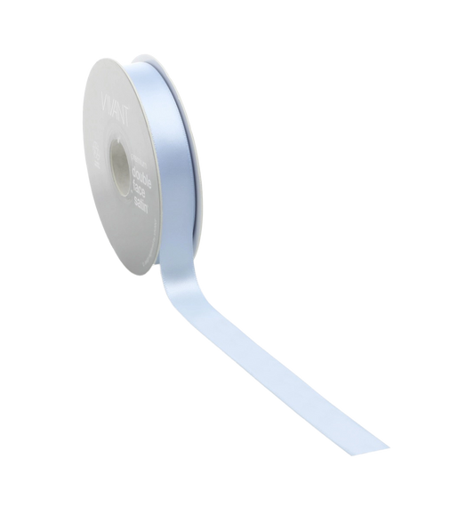 Lichtblauw Satijnlint 3-38mm/25-50m - Kadopapier.net