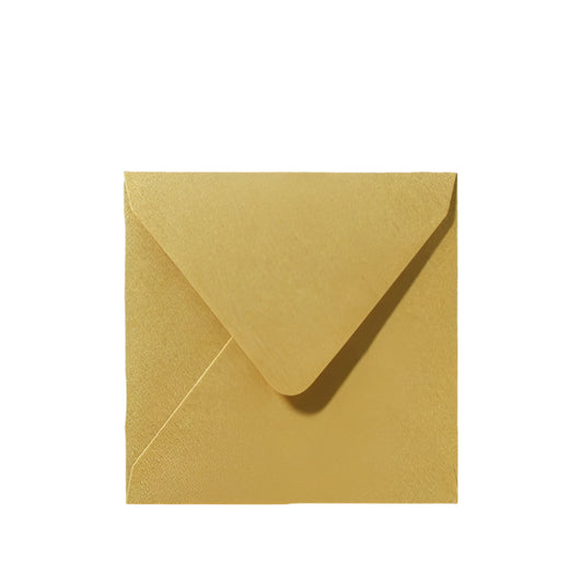 Metallic Envelop Goud vierkant - Kadopapier.net