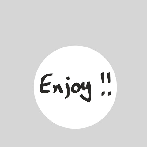 Old School etiket Enjoy! - Kadopapier.net Old School etiket Enjoy! - Kadopapier.net