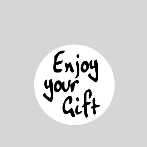 Old School etiket Enjoy your Gift - Kadopapier.net Old School etiket Enjoy your Gift - Kadopapier.net