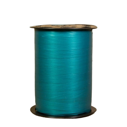 Paperlook krullint Petrol - Kadopapier.net