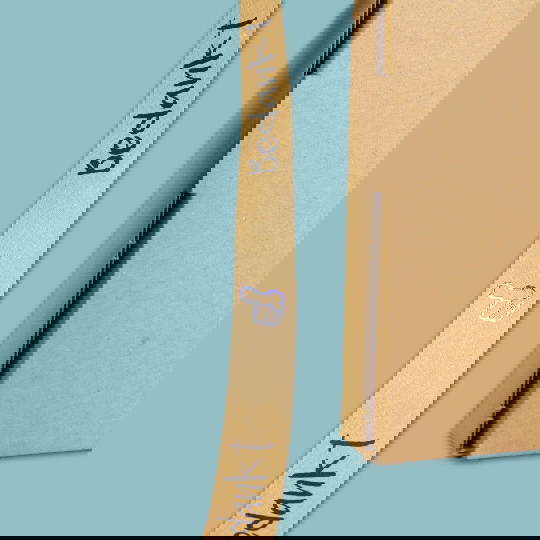 Papieren Kadolint Bedankt - Kadopapier.net