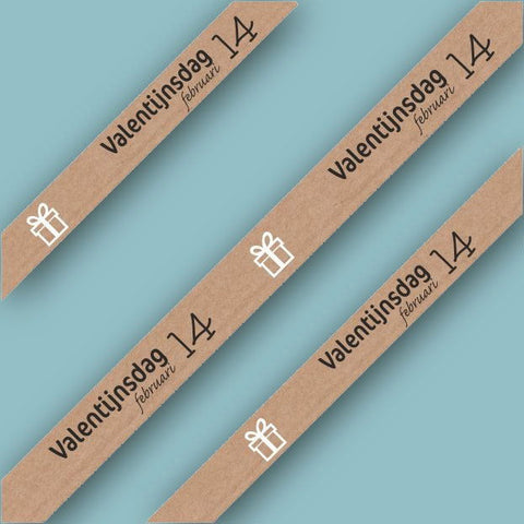 Papieren Kadolint Valentijn pakje - Kadopapier.net Papieren Kadolint Valentijn pakje - Kadopapier.net