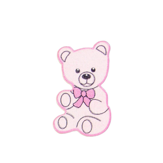 Plakdeco Teddybeer Roze - Kadopapier.net