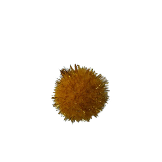 Pom Pon met plakker Goud - Kadopapier.net