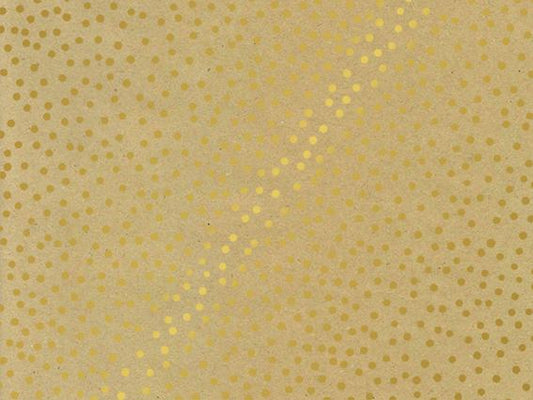Inpakpapier Confetti Dots Gold | 30cm of 50cm | 100 meter