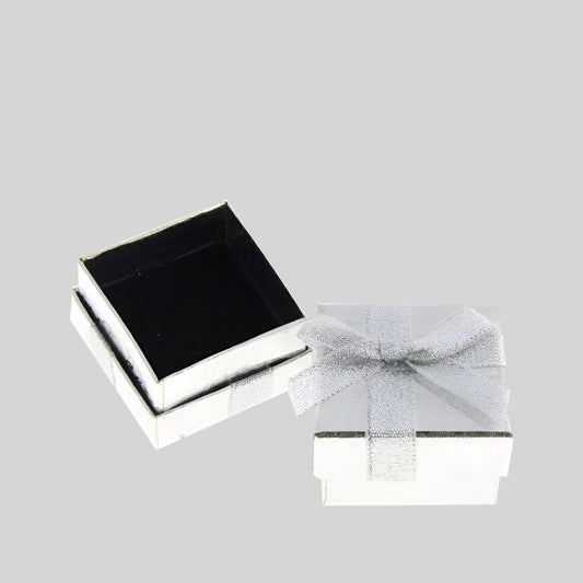 Ringdoosje Hoogglans Zilver - Kadopapier.net