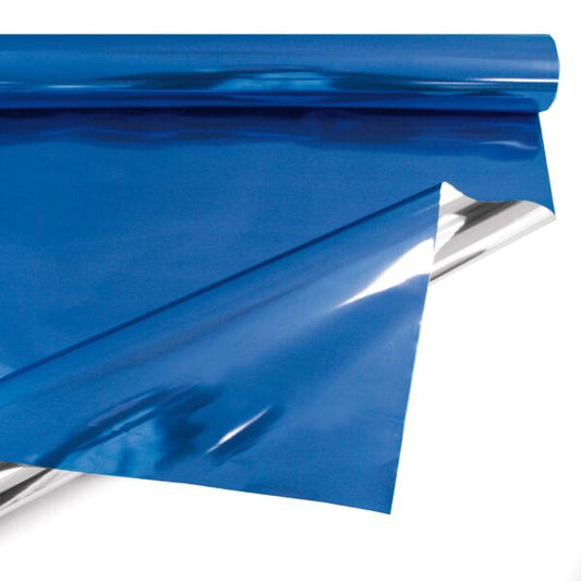 Hoogglans Inpakfolie Blauw – 35my, 69cm x 50m, Luxe Uiterlijk