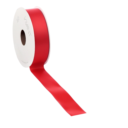 Rood Satijnlint 3-38mm / 25-50m - Kadopapier.net