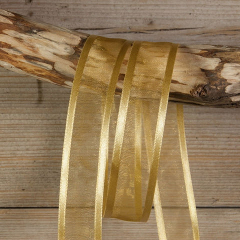 Satin edge Organzalint Goud - Kadopapier.net Satin edge Organzalint Goud - Kadopapier.net