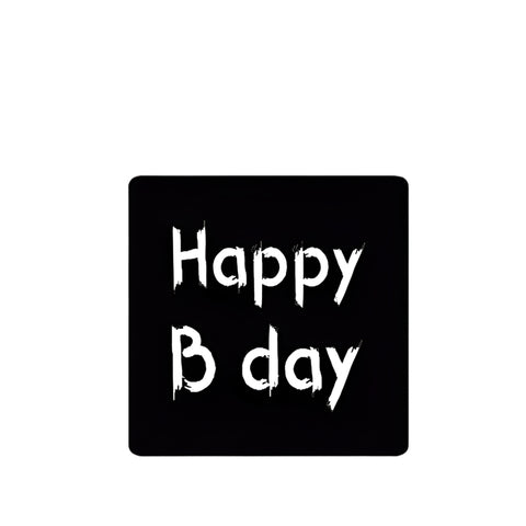 Schoolbord etiketten Happy B Day - Kadopapier.net Schoolbord etiketten Happy B Day - Kadopapier.net