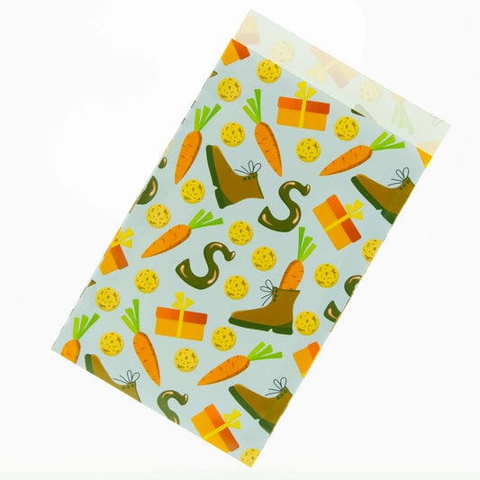 Sinterklaas papieren zakje symbolen – 12x19 cm, 17x25 cm 200 stuks