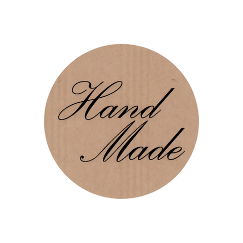 Sticker Hand Made kraft - Kadopapier.net Sticker Hand Made kraft - Kadopapier.net