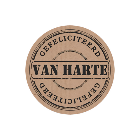 Van Harte rond kraft - Kadopapier.net Van Harte rond kraft - Kadopapier.net
