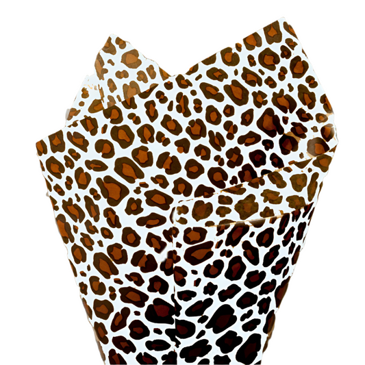 Vloei met Panterprint - Kadopapier.net