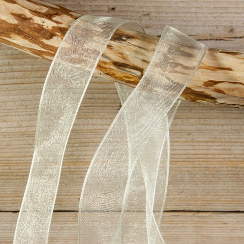 Wired organzalint Creme - Kadopapier.net Wired organzalint Creme - Kadopapier.net