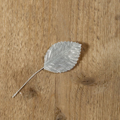 Zijden decoratie Blaadje Zilver - Kadopapier.net Zijden decoratie Blaadje Zilver - Kadopapier.net