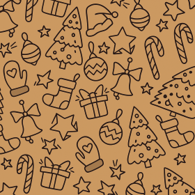 Christmas trees and socks Kerst Inpakpapier 30-70cm x 250m