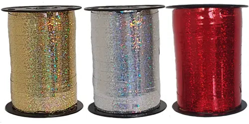 Prisma krullint goud, zilver of rood 10mm x 200m