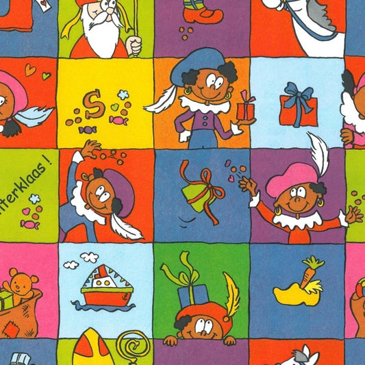 Sinterklaas Cadeauzakjes 12x19cm – 80gr Kraft – 200 stuks