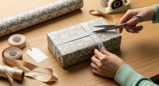 luxe cadeauverpakking inpakken stap