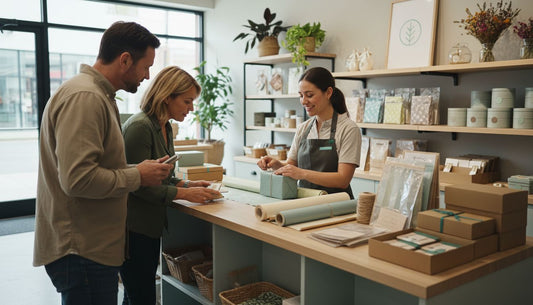 vegan verpakking winkel