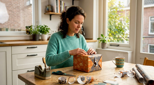 Pak je cadeaus extra feestelijk in met dubbelzijdig cadeaupapier